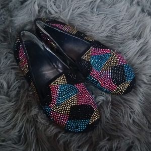 Wanted rhinstone flats